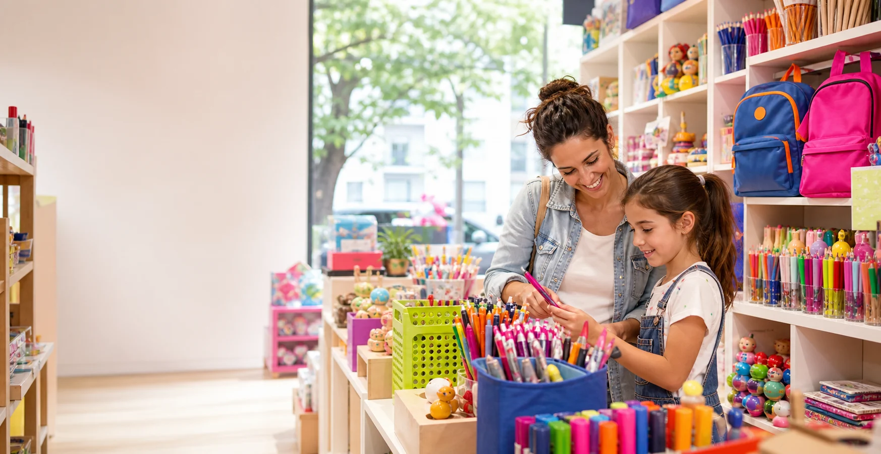 Útiles y juguetes en Librería Imagine