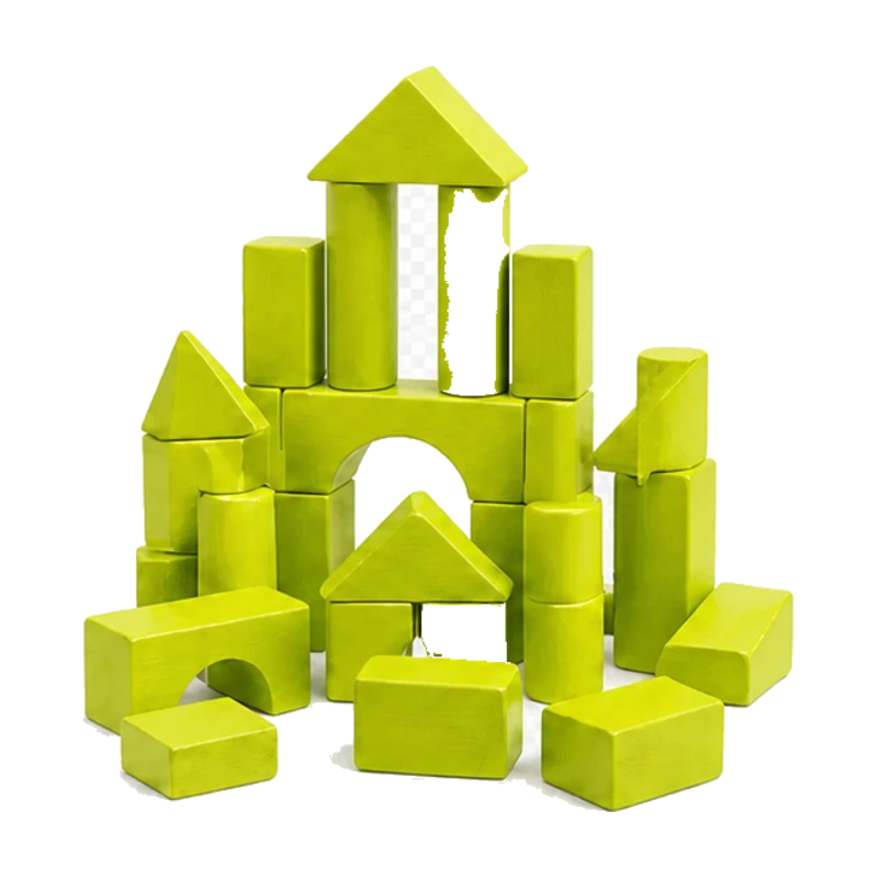 Bloques creativos de madera